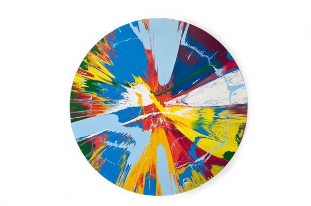 Damien Hirst Spin Painting Beautifull Windmill