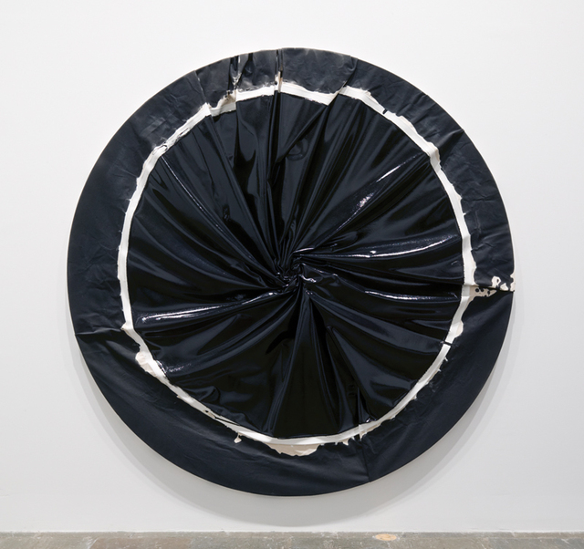 Process Cult, 2004. Enamel on canvas, diameter 84 in