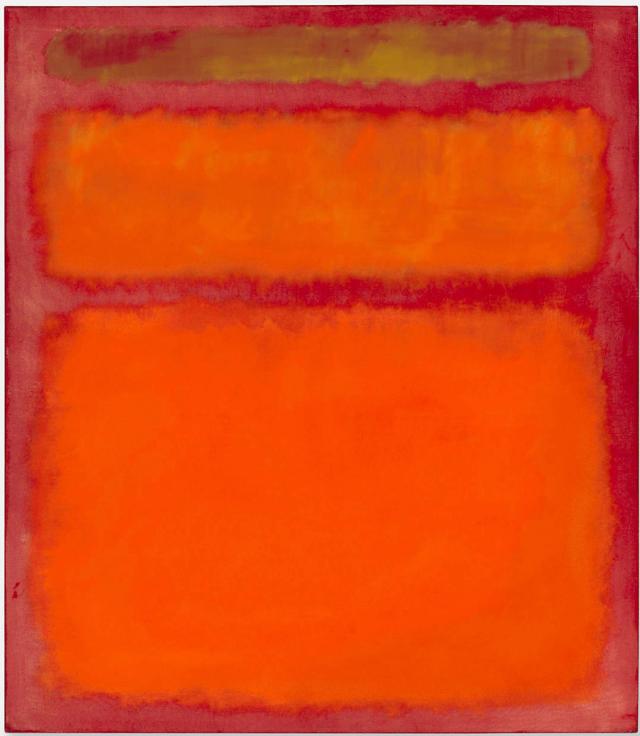Rothko Orange red yellow 1961