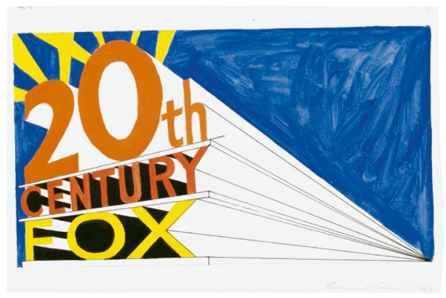 Ed-Ruscha-Trademark-5-1962.-Öl-Tempera-Tinte-und-Bleistift-auf-Papier[1]