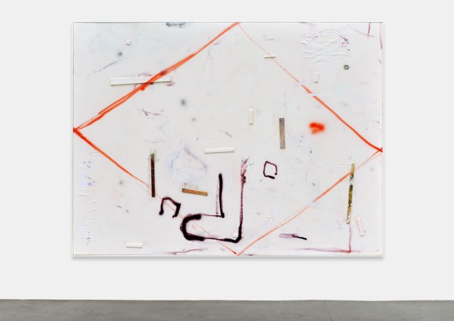 01_David_OstrowskiEventhemostbeautifulwomanendsatherfeet2010oillacquerpaperandwoodoncanvas150x200cm