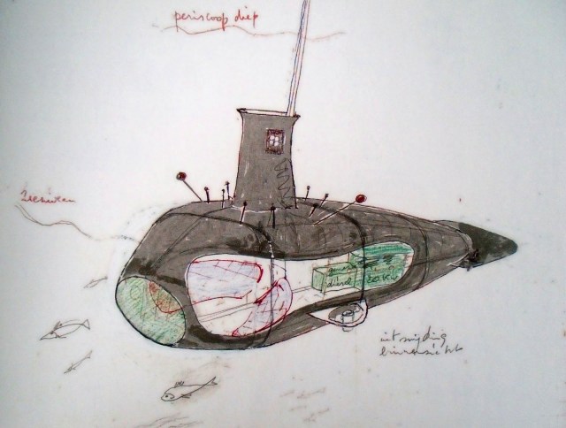 submarine sketch