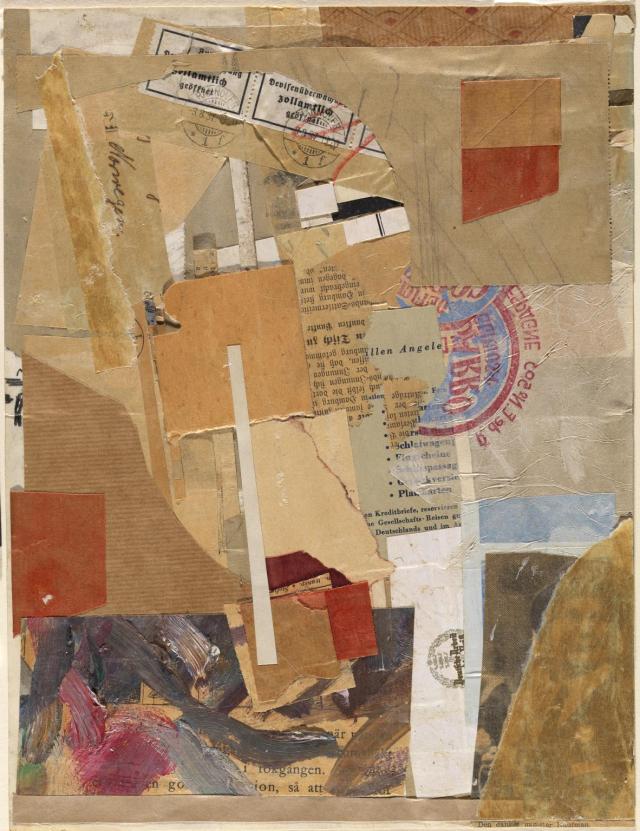 Opened by Customs 1937-8 by Kurt Schwitters 1887-1948