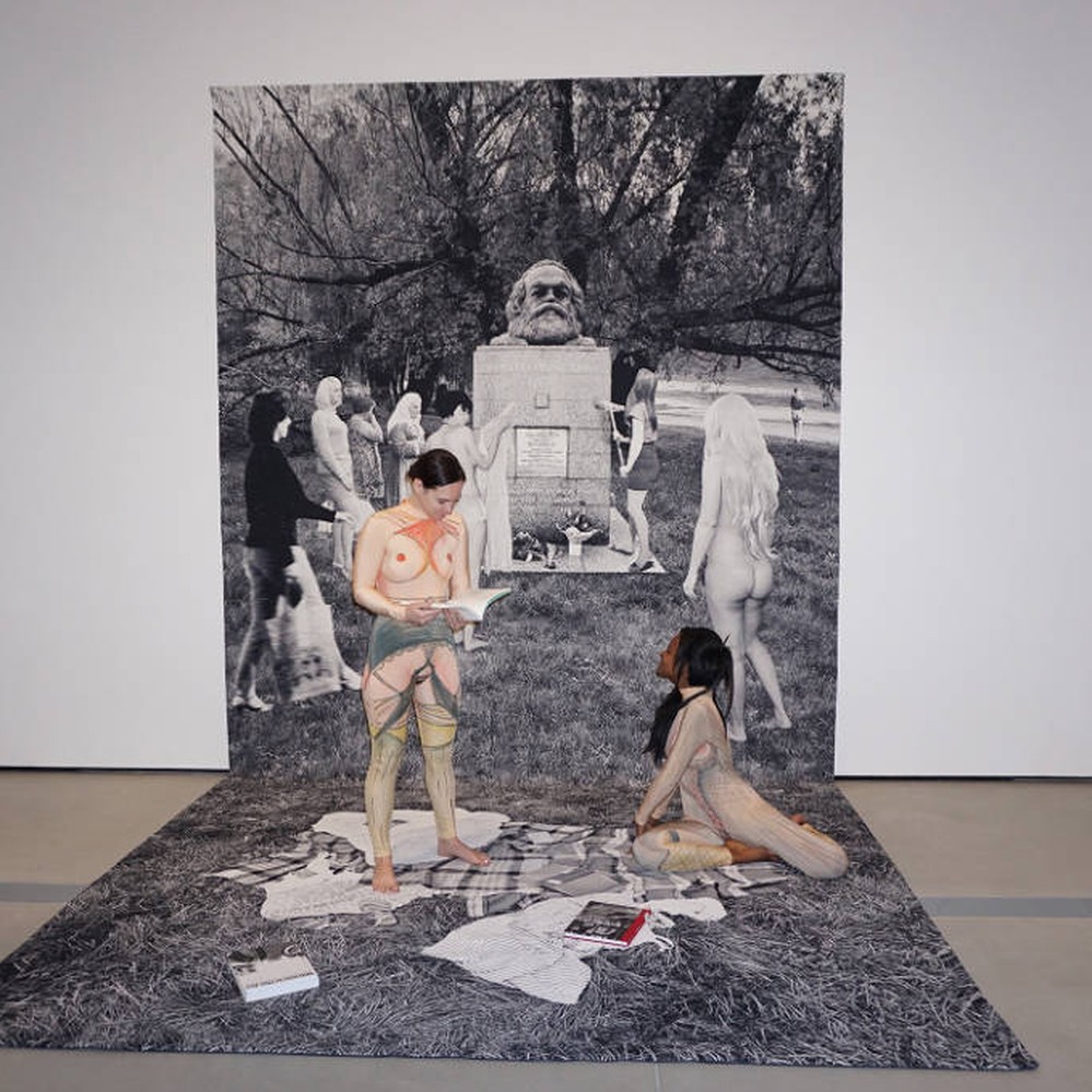 Walker- Goshka Macuga, Death of Marxism, Women of All Lands Unite 2013