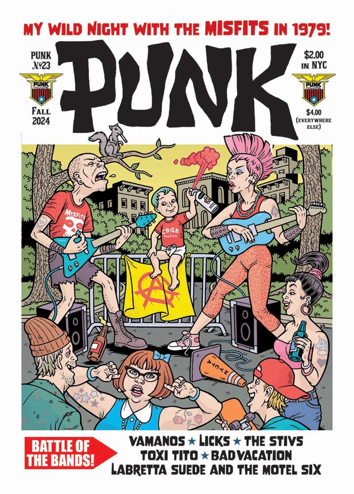 PUNK , LE MAGAZINE DESTROY DE TOUTE UNE GÉNÉRATION D'ARTISTES FÊTE